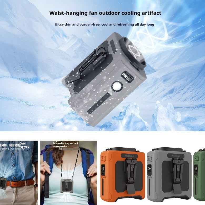 USB High-speed Portable Wrist Hanging Fan Lighting Power Bank