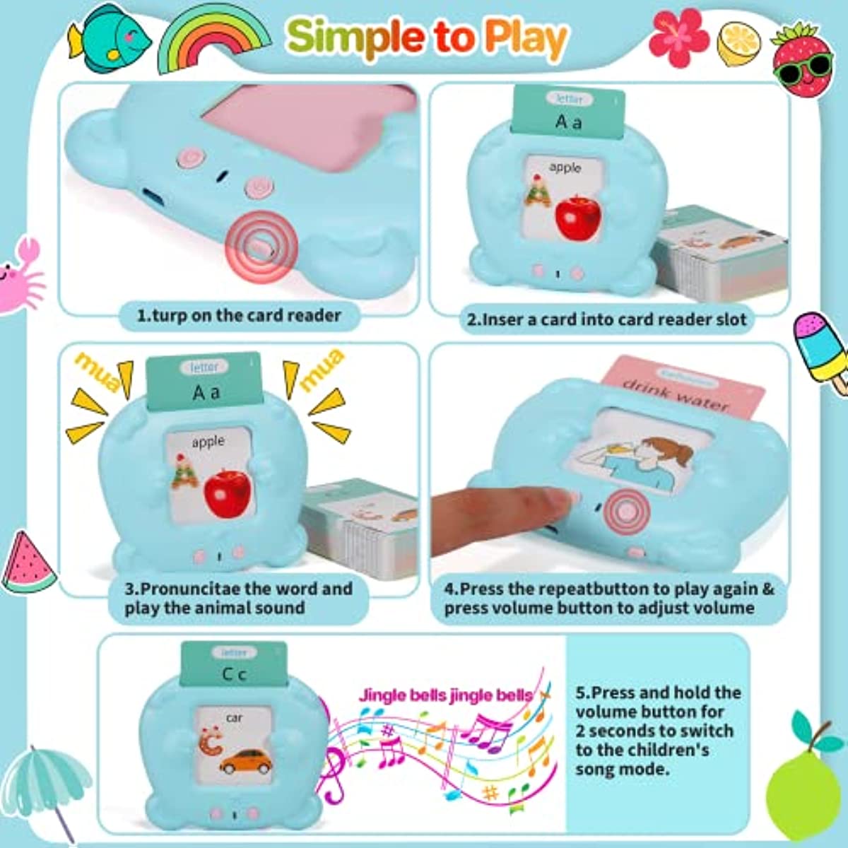 Talking Flash Cards Toys