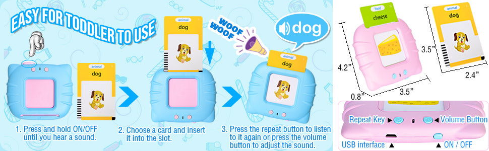 Talking Flash Cards Toys