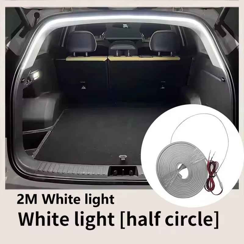 Motion Sensor LED Car Trunk Light Strip – Easy Install Ambient Interior Lighting