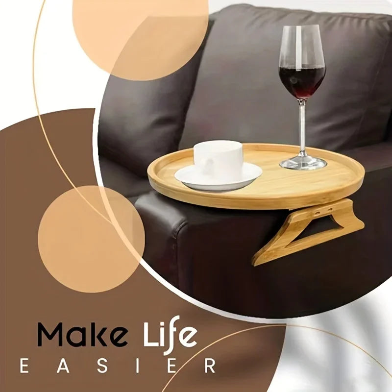 Sofa Armrest Tray Table