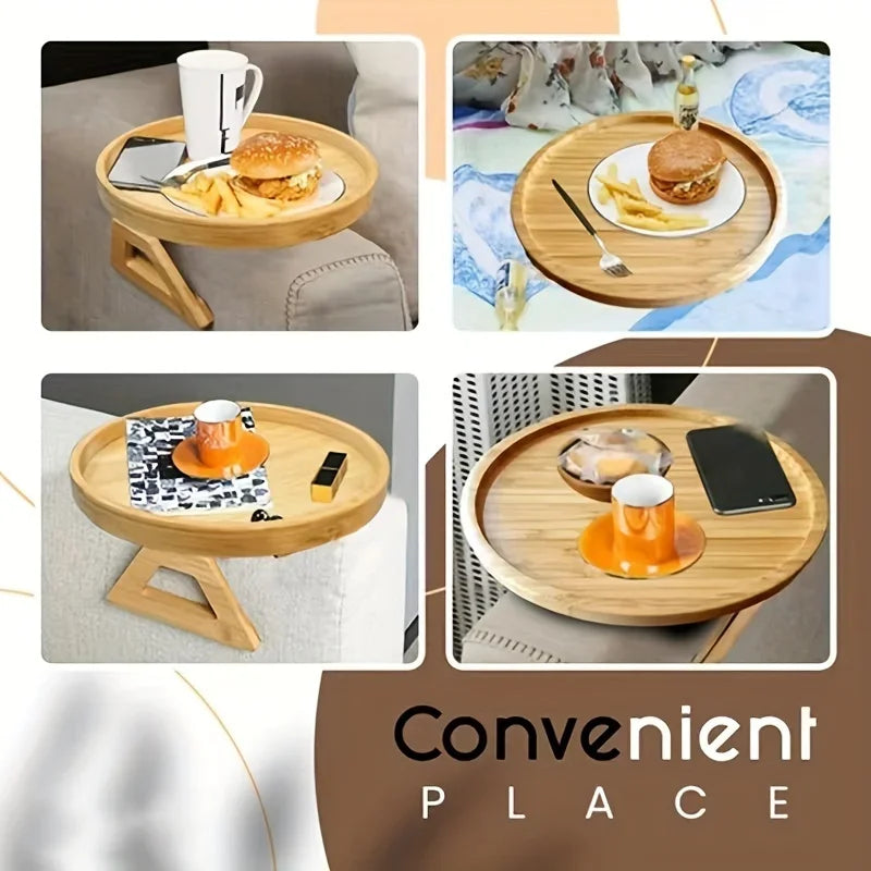 Sofa Armrest Tray Table