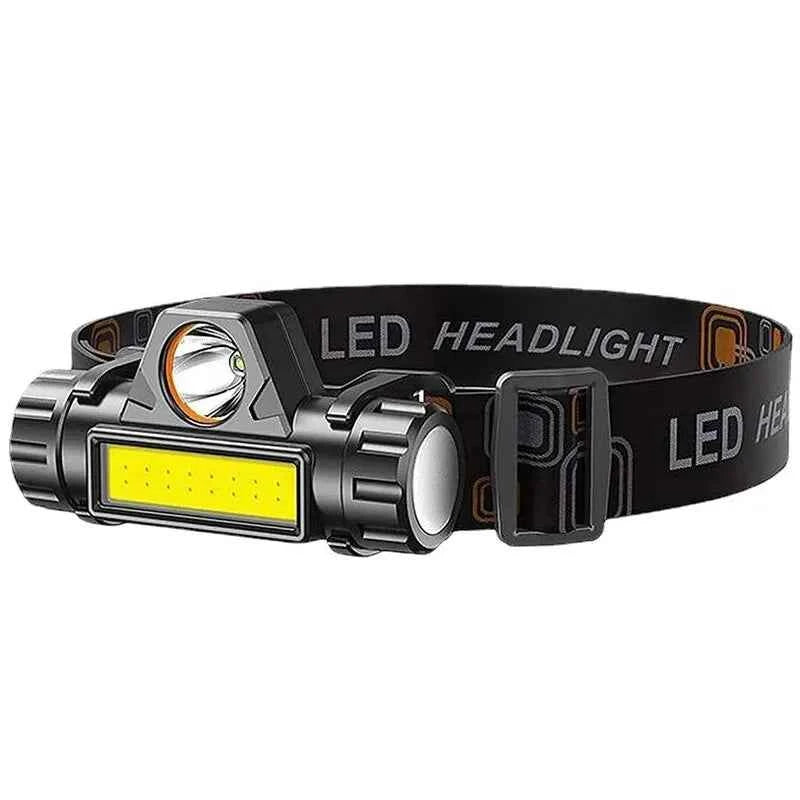 Ultra Bright Rechargeable LED Headlamp - Waterproof Magnetic USB Headlight