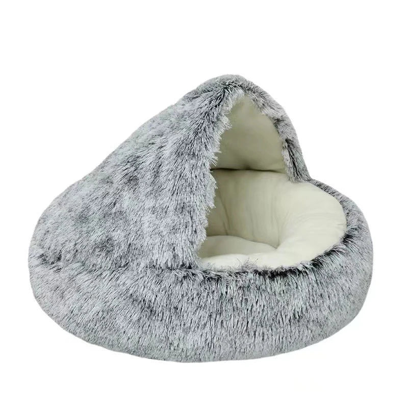 CozyCave™ Plush Cat Bed