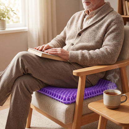 Gel Honeycomb Fully Breathable Seat Cushion