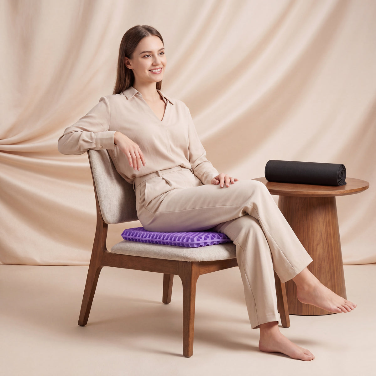Gel Honeycomb Fully Breathable Seat Cushion