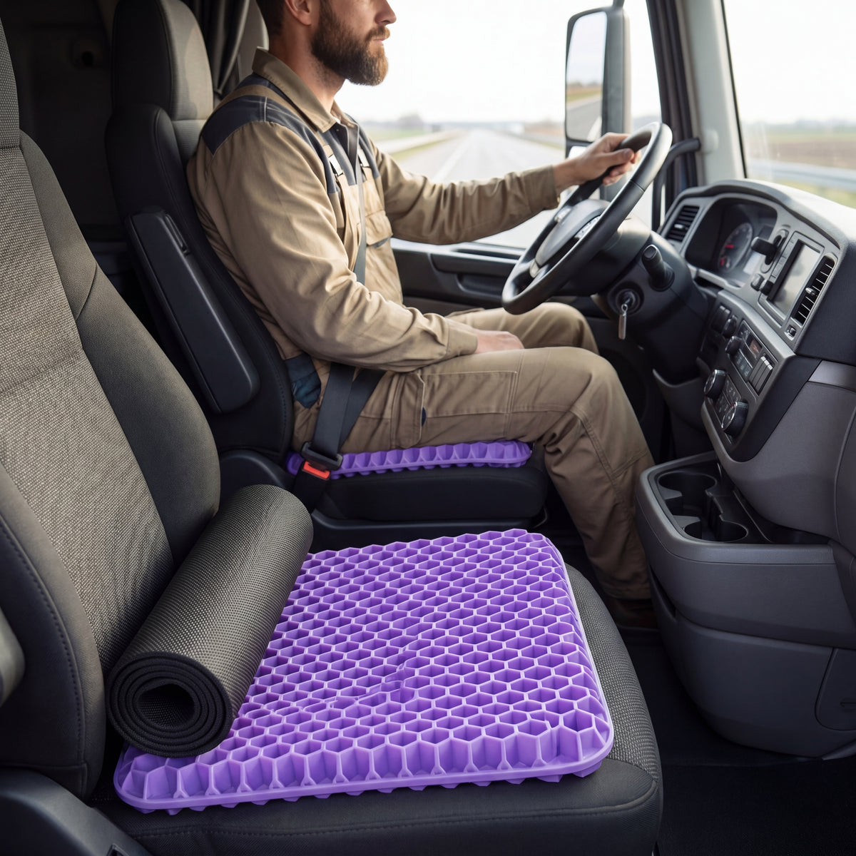 Gel Honeycomb Fully Breathable Seat Cushion